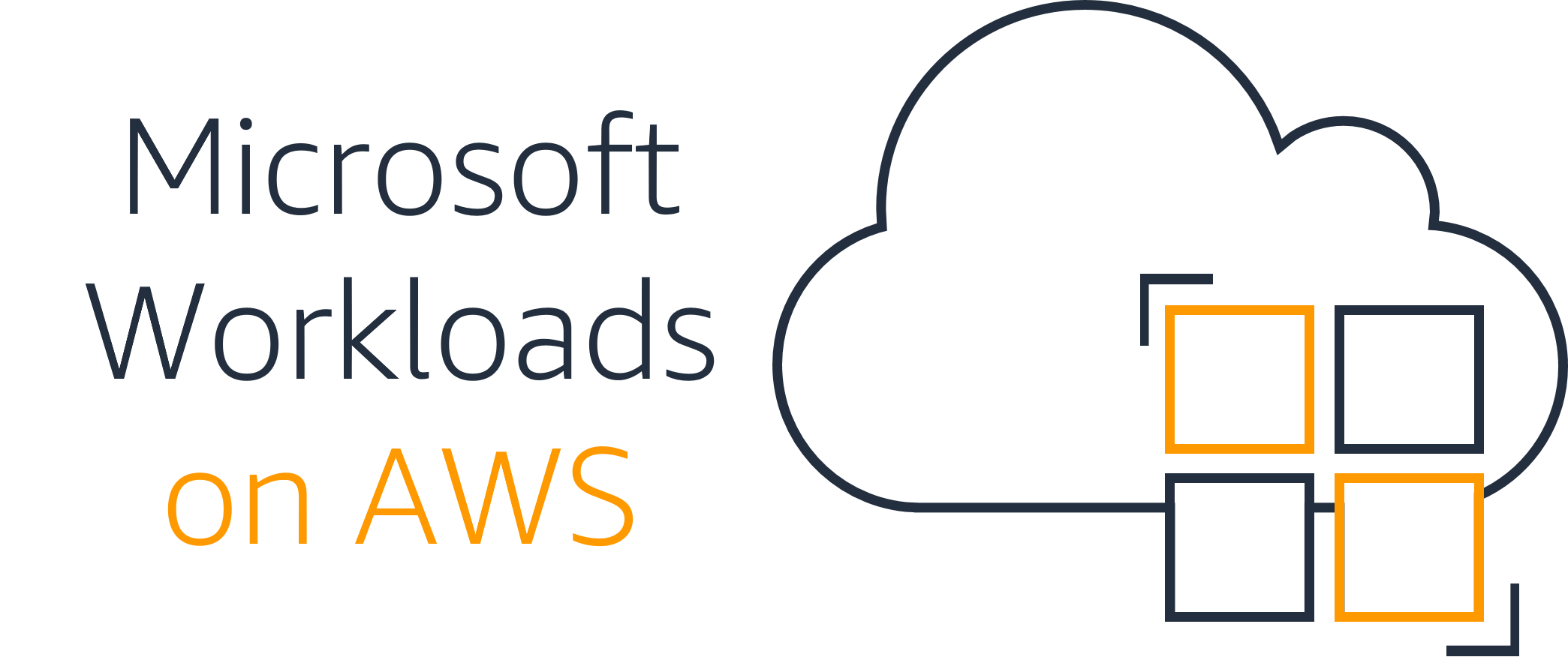 Microsoft Workloads AWS Graphic